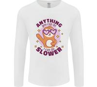 Bradipo Niente i Can Do più Lento Divertente Uomo Maniche