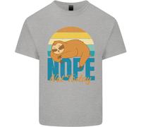 Bradipo No Non Oggi Divertente Pigro Uomo Cotone T-Shirt