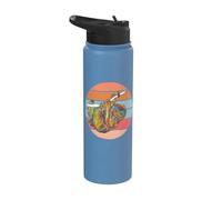 Bradipo pigro su un albero che non fa niente Bradipo Stainless Steel Insulated Water Bottle