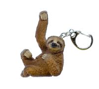 Bradipo Portachiavi Miniblings Klettertier Animale Faultiere Giungla Braun