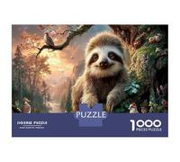 Bradipo Puzzle Impossibili 1000 Pezzi Bosco della valle di montagna Decorazione Per La Casa. Giochi Rilassamento E Intelligence Per Adulti E Ragazzi Da 14 Anni 52x38cm/1000pcs