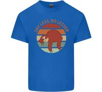 Bradipo Say Less Do Lesser Slogan Divertente T-Shirt Ragazzi Ragazze