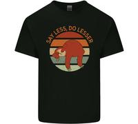 Bradipo Say Less Do Lesser Slogan Divertente T-Shirt Ragazzi Ragazze