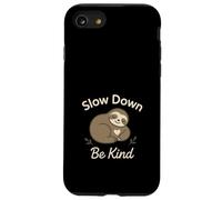 Bradipo Slow Life Bradipo Yoga Etico Vivere Anti-Hustle Custodia per iPhone SE (2020) / 7 / 8