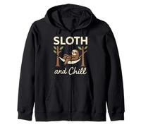 Bradipo Slow Life Bradipo Yoga Etico Vivere Anti-Hustle Felpa con Cappuccio