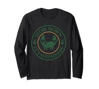 Bradipo Slow Life Bradipo Yoga Etico Vivere Anti-Hustle Maglia a Manica