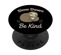Bradipo Slow Life Bradipo Yoga Etico Vivere Anti-Hustle PopSockets PopGrip Adesivo