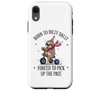 Bradipo sul triciclo nato per Dilly Dally costretto a ritirare il ritmo Custodia per iPhone XR