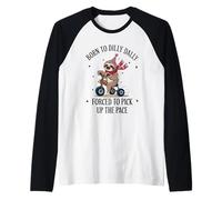 Bradipo sul triciclo nato per Dilly Dally costretto a ritirare il ritmo Maglia con Maniche Raglan