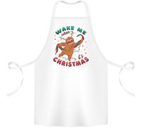 Bradipo Wake Me Up Quando It's Natale Cotone Grembiule 100% Biologico