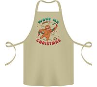 Bradipo Wake Me Up Quando It's Natale Cotone Grembiule 100% Biologico