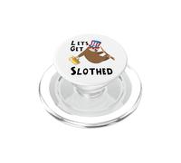 Bradipo Zio Sam 4 luglio PopSockets PopGrip per MagSafe
