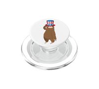 Bradipo Zio Sam 4 luglio PopSockets PopGrip per MagSafe