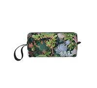 bradkke Portamonete con piante grasse, portapenne, pochette da polso, portafogli, borsa portatile, borsa per cosmetici, con cerniera, Come nella foto, Taglia unica, Beauty Case