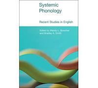 Bradley A. Smith Systemic Phonology (Tascabile) Functional Linguistics