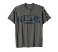 Bradley Gardens New Jersey NJ College University Style Blu Maglietta