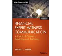 Bradley J. Preber Financial Expert Witness Communication (Copertina rigida)