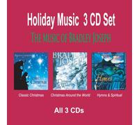 Bradley Joseph - Pianist Bradley Joseph's HOLIDAY MUSIC 3 CD Set - Classic Christmas, Christmas Around The World, Hymns & Spiritual Songs