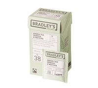 Bradley’s Organic No.38 tè verde sencha e matcha 25 bustine compostabili infusione biologica energizzante con antiossidanti