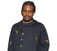 Bradly Miller (Black Outfit) Half Body Buddy Cutout