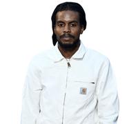 Bradly Miller (White Outfit) Half Body Buddy Cutout