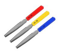 BRADOC 3 Pezzi Conici Chitarra Dado File Dado Spaccato File Set Accessorio Doppio Bordo File Chitarra Elettrica Strumento per Basso, 7,6 Pollici