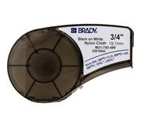 Brady 110895 Nero Bianco Etichetta per stampante autoadesiva