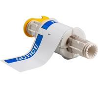 Brady 130755 etichetta per stampante Blu, Bianco Etichetta per stampante autoadesiva