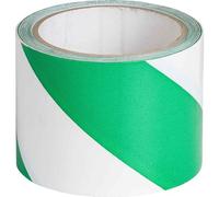 Brady 90020, striscia di avvertimento e nastro a quadri, larghezza 7,6 cm, verde e bianco (1 per ordine)