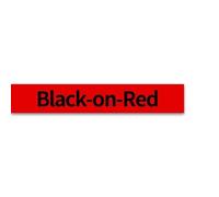 Brady BMP21-LAB/Plus M210 Etichetta STAMPAPITO COMPATIBILE NAST(Black-on-Red)