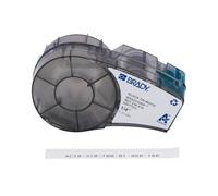 Brady BradyGrip™ Etiquetas de material con gancho y bucle para impresoras M210 y M211 - Etiquetas reutilizables de poliéster para cables y alambres - Negro sobre blanco - M21-250-414