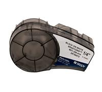 Bradygrip Stampabile Serie Bmp21 Plus, 6.35mm x 3.048m, Nero Su Bianco