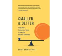 Brady Brim-DeForest Smaller is Better (Copertina rigida)