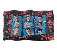 Brady Bunch Squares Coperta super morbida al tatto setoso - 91 x 147 cm