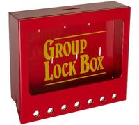 Brady Cassetta di blocco per montaggio a parete, per serratura/tagout, piccola, altezza 17,8 cm, larghezza 20,3 cm, profondità 2-1/4 "