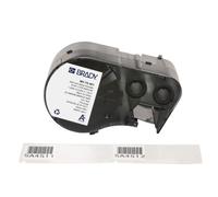 Brady Etichette in Poliestere autolaminante per Stampante Etichette BMP51/BMP53/M511-120 Etichette Industriali Adesive - Nero su bianco, trasparente (66,68 mm (L) x 25,40 mm (A)) - M5-75-461