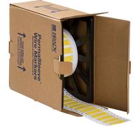 Brady LSZH-375-2-YL-2 / 141248, etichette, THT Low Smoke Halogen Free Permasleeve Wire Marking Sleeves, 25.40 mm x 16.40 mm