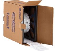 Brady LSZH-750-2-WT / 141262, etichette, THT Low Smoke Halogen Free Permasleeve Wire Marking Sleeves, 50.80 mm x 31.40 mm