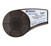 Brady M21-250-595-WT / 139744, nastro vinilico, 6.35 mm x 6.40 m