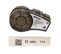 Brady M21-750-403 / 149608, 19.05 mm x 6.40 m, Paper, testo nera / sfondo bianco
