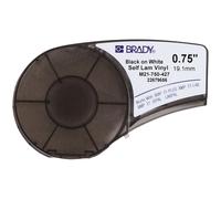 Brady Nastro vinilico autolaminante M21-750-427 nero su bianco compatibile BMP21-PLUS 30 cm