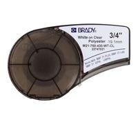 Brady M21-750-430-WT-CL / 139749, nastro in poliestere, 19.05 mm x 6.40 m
