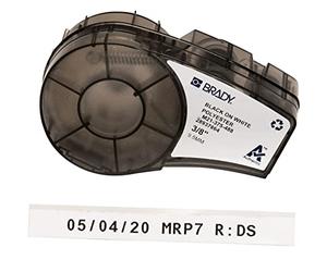 Brady M21375488 Tape for Lab Pal, Polyester, 9.5 mm, White
