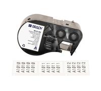 Brady M4-91-498 etichetta per stampante Nero, Bianco Etichetta per stampante aut