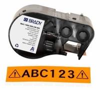 Brady M4C-1000-595-OR-BK etichetta per stampante Nero, Arancione Etichetta per s