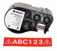 Brady M4C-1000-595-RD-WT etichetta per stampante Rosso, Bianco Etichetta per sta