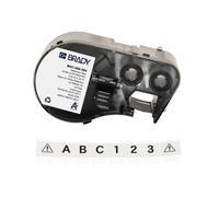Brady M4C-500-584 / 170809, 12.70 mm x 6.10 m, Plastica, testo nero / sfondo bianco