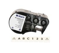 Brady M4C-500-595-CL-BK / 170814, 12.70 mm x 6.10 m, Vinile, testo nero / sfondo trasparente