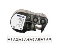 Brady M4C-625-422 / 170733, 15.88 mm x 7.62 m, Poliestere, testo nero / sfondo bianco