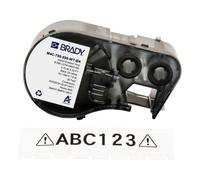 Brady M4C-750-595-WT-BK etichetta per stampante Nero, Bianco Etichetta per stamp